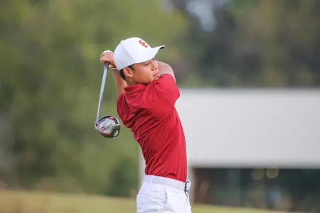 DALLAS, TX - SEPTEMBER 26:  USC Men's Golf during the Trinity Forest Invitational on September 26, 2017, at Trinity Forest Golf Club in Dallas, TX.  (Photo by George Walker/DFWsportsonline)