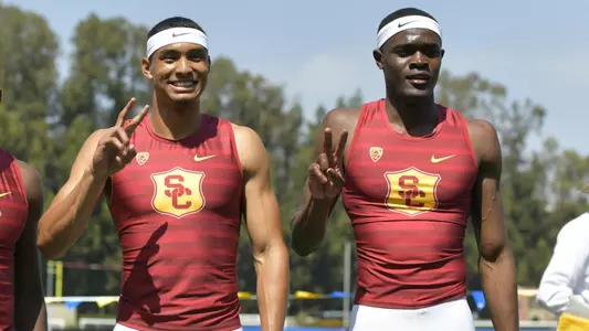 Michael Norman and Rai Benjamin