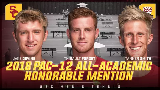 pac-12 academic honorable mention devine forget tanner smith