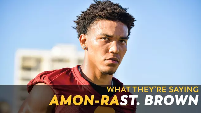 What They're Saying: Amon-Ra St. Brown