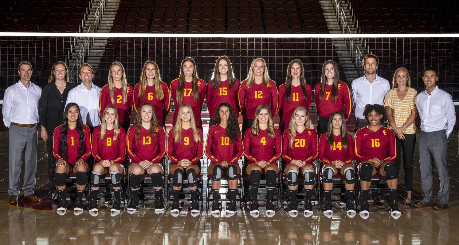 2018 USC Women's Volleyball Team Photo