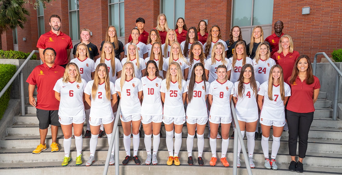 2018 USC Trojans Women's Soccer Team Photo