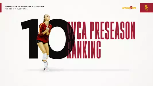 2018 AVCA Preseason Coaches Poll Ranking Graphic