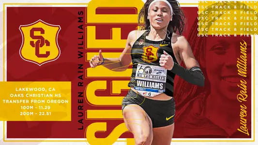 Lauren Rain Williams signing graphic
