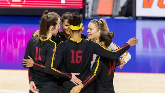 Images from the USC Trojans vs. Florida Gators volleyball match on Friday, August 31, 2018 at the Exactech Arena at the Stephen C. O'Connell Center in Gainesville, FL / Photo by Matt Pendleton for University of Southern California Athletics