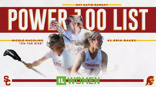 2018 ILWomen Power 100 Lacrosse Freshman Erin Bakes Nicole Macolino Katie Ramsay
