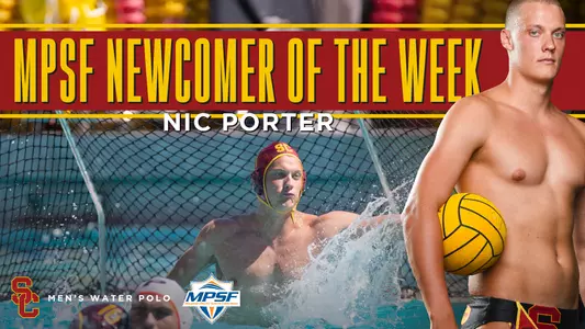 Nic Porter was named MPSF Player of the Week on Sept. 24