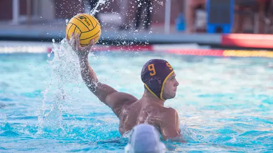 Jacob Mercep takes a shot in USC's 32-7 win over Concordia