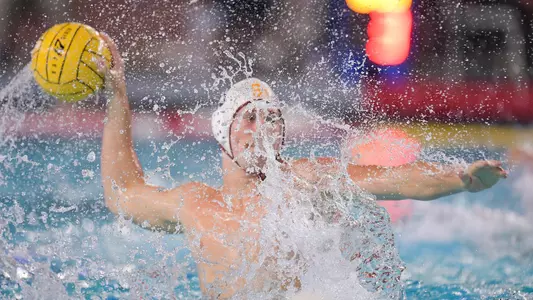 Marko Vavic takes a splashing shot for USC