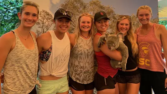 USC women's tennis in Australia