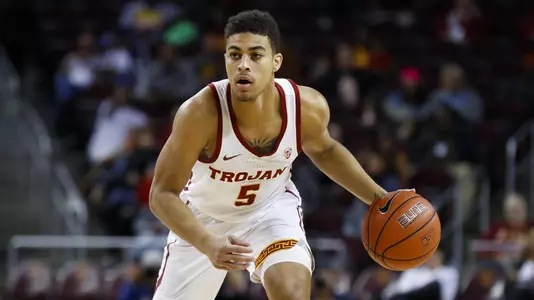 Derryck Thornton dribbling