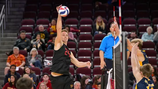 USC Men's Volleyball scores an impressive victory over No. 3 ranked UC Irvine in four sets.