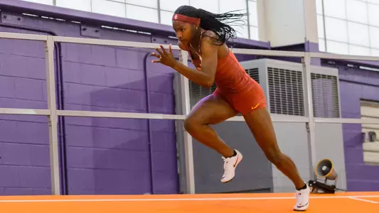TeeTee Terry running indoors