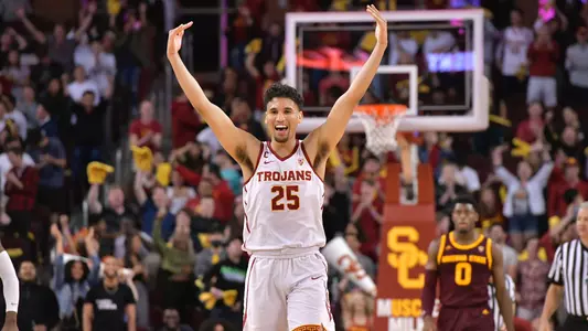 USC Trojans forward Bennie Boatwright celebrates vs. Arizona State Sun Devils