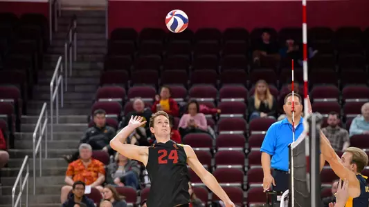USC Men's Volleyball scores an impressive victory over No. 3 ranked UC Irvine in four sets.