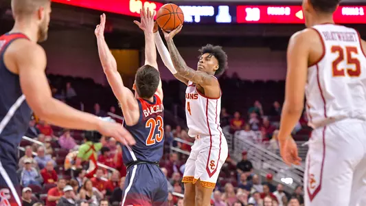 USC Trojans guard Kevin Porter Jr. shoots vs. Arizona Wildcats
