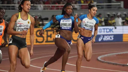 Angie Annelus at World Championships