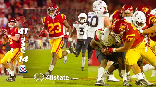 USC beat Arizona, 41-14