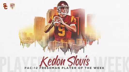 Kedon Slovis Wins Pac-12 Freshman of the Week