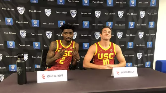 Mathews & Adlesh at Pac-12 Media Day