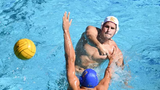 Jake Ehrhardt scores for USC in a win at UCLA