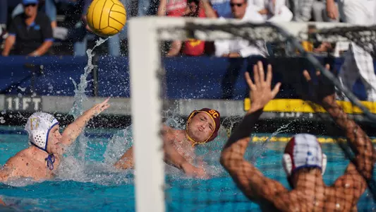 Marin Dasic fires off a shot in USC's 10-6 win over UCLA