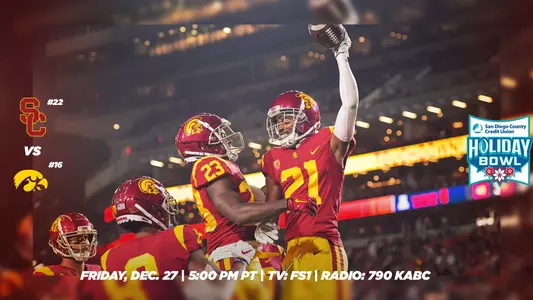 USC Trojans Football preview vs. Iowa Hawkeyes at SDCCU Holiday Bowl