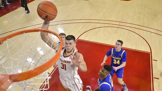Nick Rakocevic dunk against SDSU