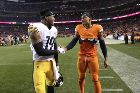 JuJu Smith-Schuster and Su'a Cravens