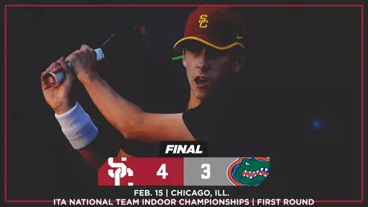 Brandon Holt got the clinching win to beat Florida