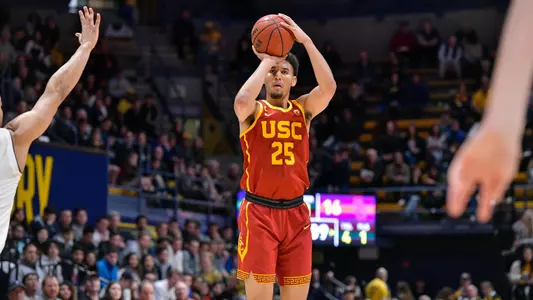 Bennie Boatwright shots 3-pointer at Cal
