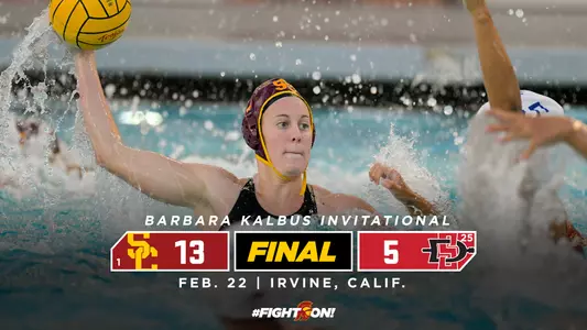 Elise Stein scored three goals in USC's win over SDSU in Irvine.
