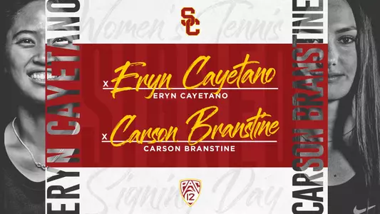 Carson Branstine and Eryn Cayetano Graphic