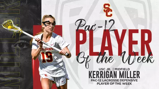 Graphic - Kerrigan Miller Named Pac-12 Defensive Player of the Week