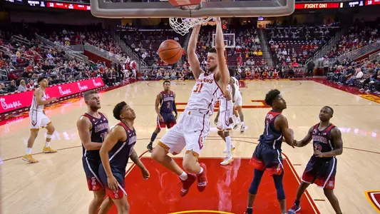 Nick Rakocevic dunk against Arizona