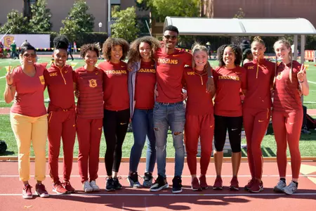 Trojan Seniors on Senior Day
