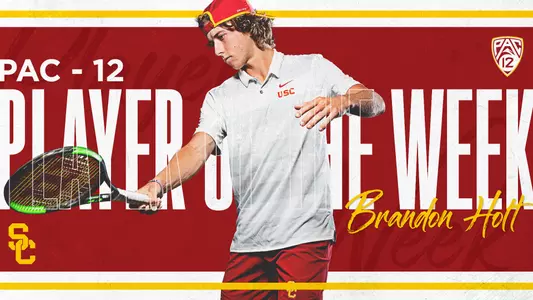 brandon holt pac-12 player of the week graphic