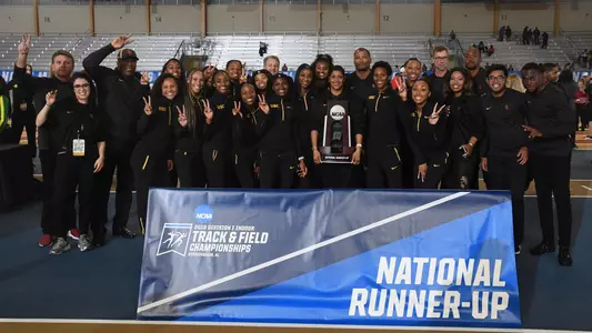 Team Photo of NCAA Indoor runners up