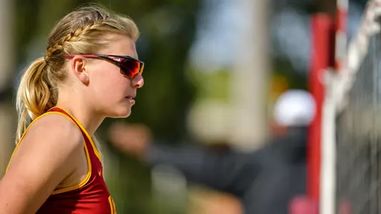 USC beach volleyball senior Alexandra Poletto