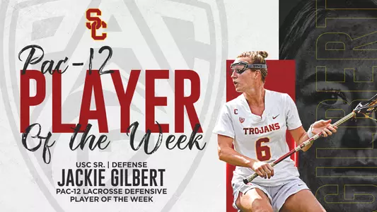 Pac-12 Lacrosse Player of the Week Jackie Gilbert
