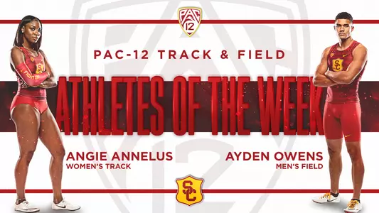 Annelus and Owens Athletes of the Week Graphic