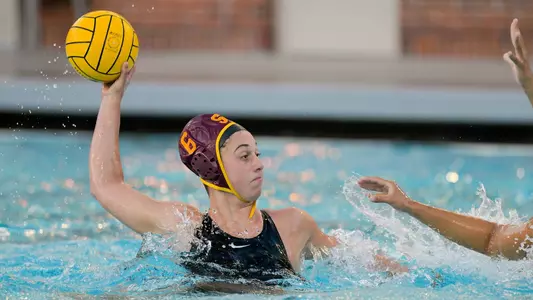 Bayley Weber takes aim in a game at Uytengsu