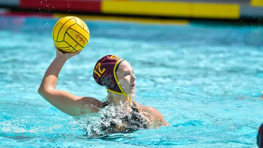 Kelsey McIntosh takes aim at one of her three goals vs. Stanford