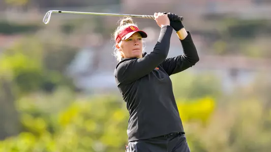USC Trojans golfer Amelia Garvey at the Pac-12 Women's Golf Championships