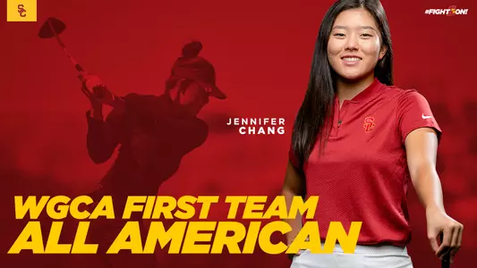 USC Trojans golfer Jennifer Chang — 2019 WGCA First-Team All-American