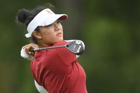 Teams participate in the third round of the 2019 NCAA Women's National Golf Championship at the Blessings Golf Club on Monday, May 20, 2019 in Fayetteville, Arkansas.