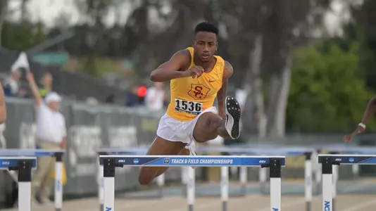 Cameron Samuel in 400m hurdles