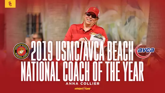 USC beach volleyball head coach Anna Collier