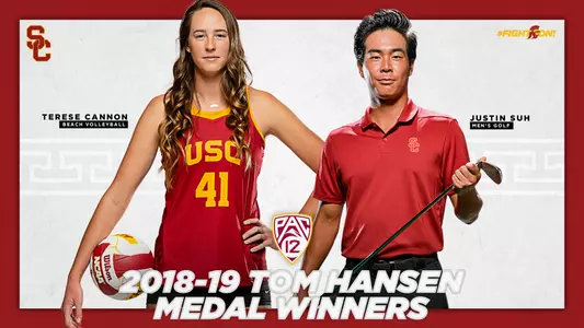 2018-19 Pac-12 Tom Hansen Conference Medal winners