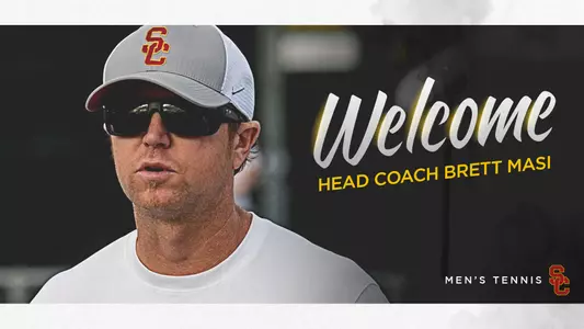 Brett Masi named men's tennis head coach Aug. 15, 2019